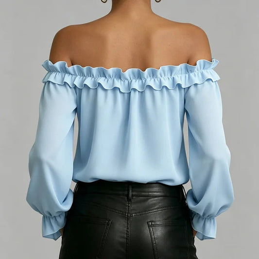 The Hannah Ruffle Blouse