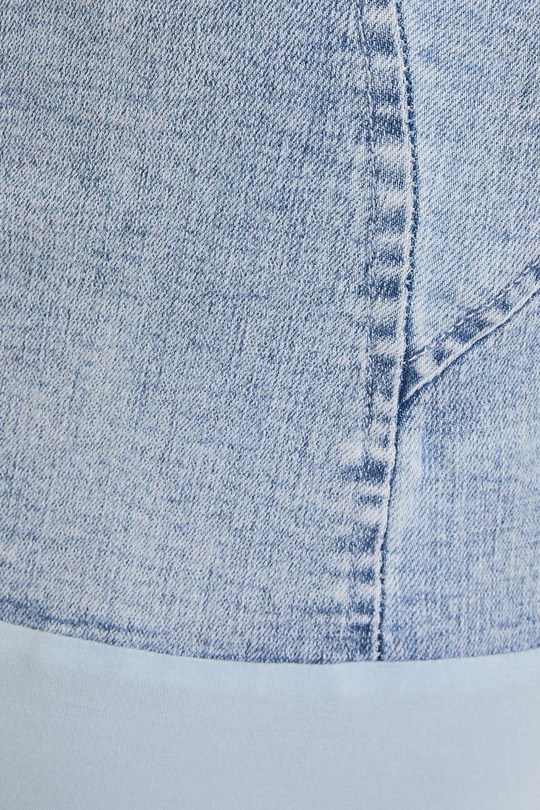 Saylor Denim Bustier Bodysuit