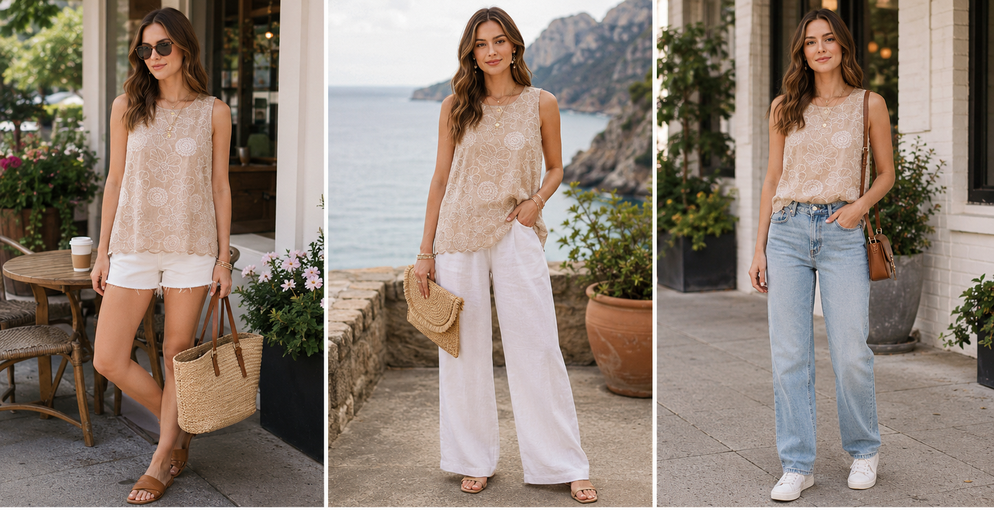 The Magnolia Sleeveless Top