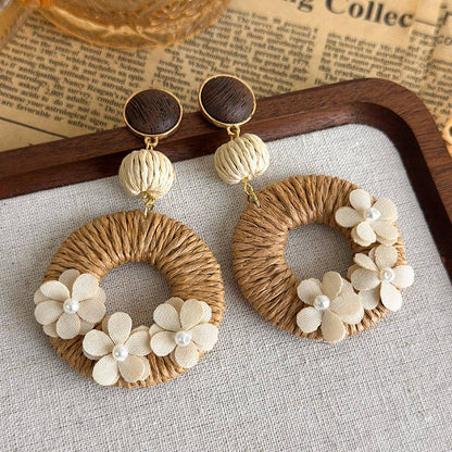 The Sienna Woven Earrings