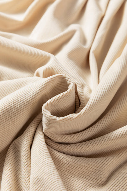 The Nora Scallop Detail Mini PLUS Dress