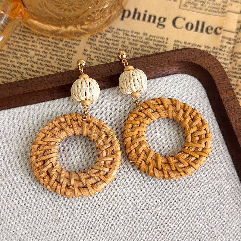 The Isla Rattan Earrings