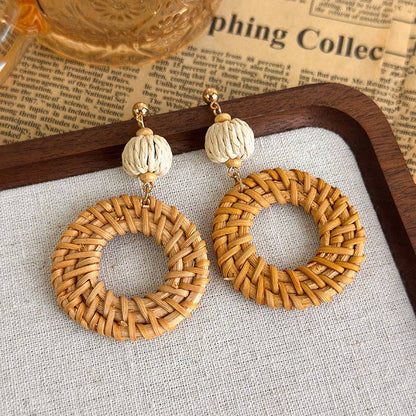 The Isla Rattan Earrings