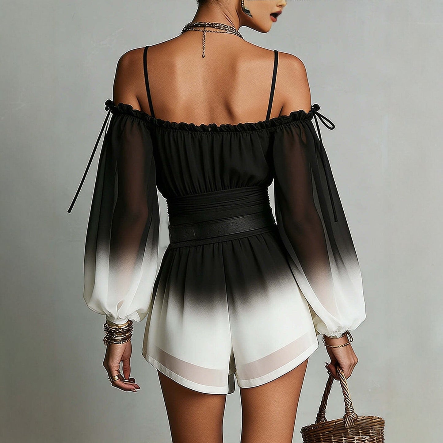 Noir Escape Romper