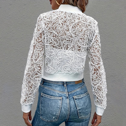The Celeste Lace Jacket