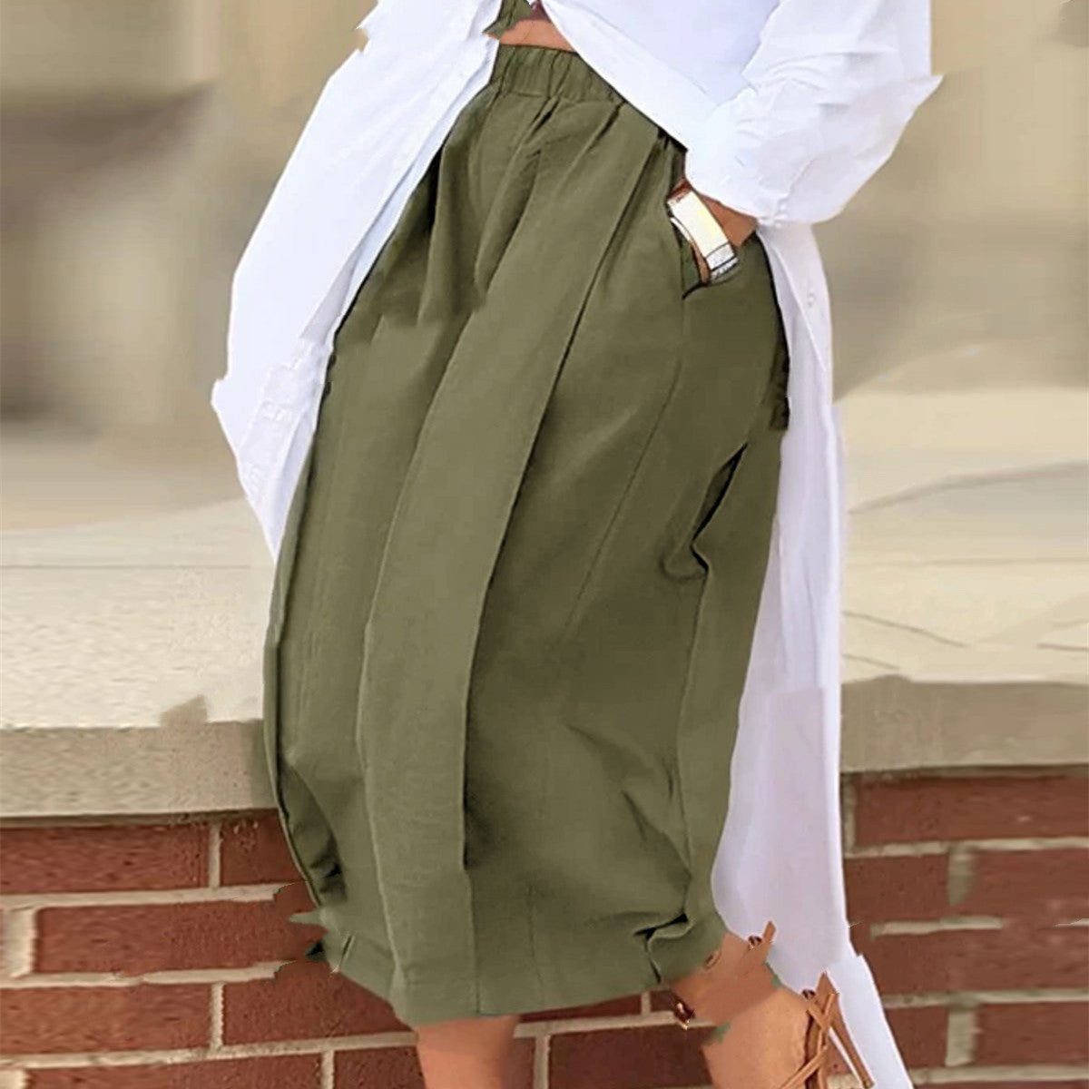 The Sabby Wide Leg Cropped Pant
