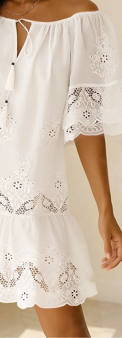 The Eva Eyelet Dress