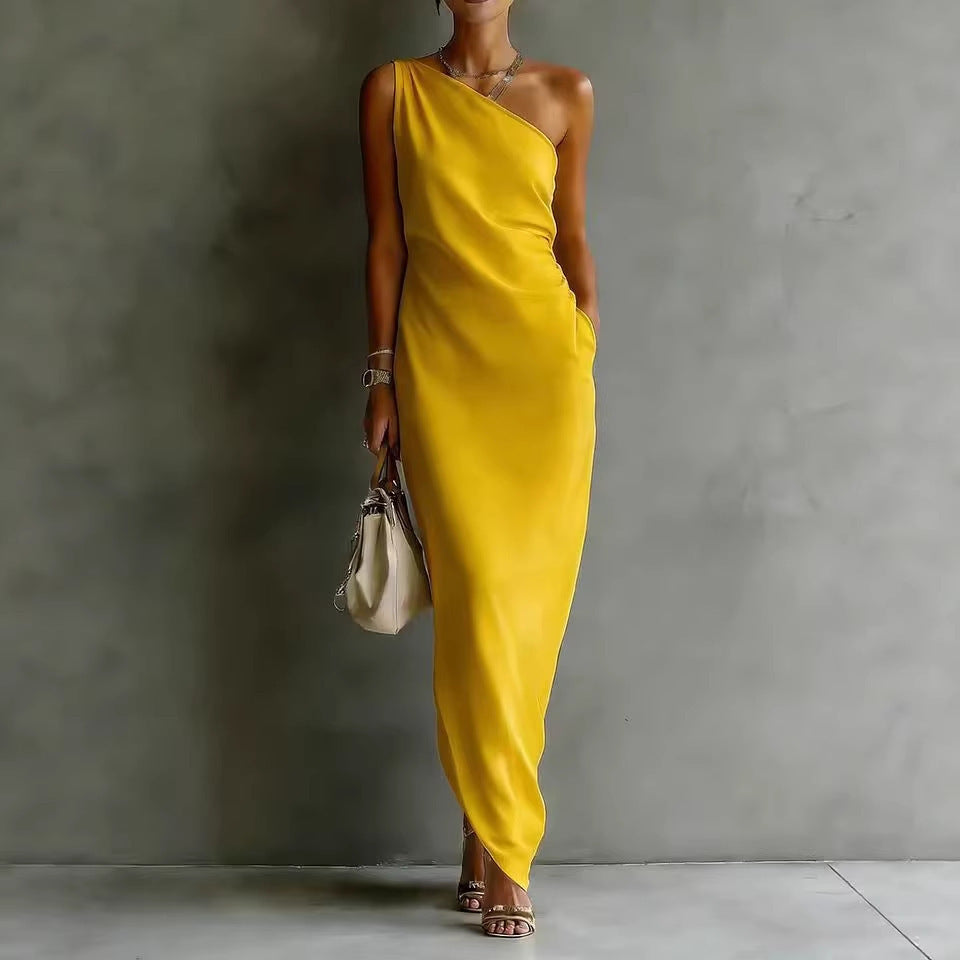 Verona Satin Gown