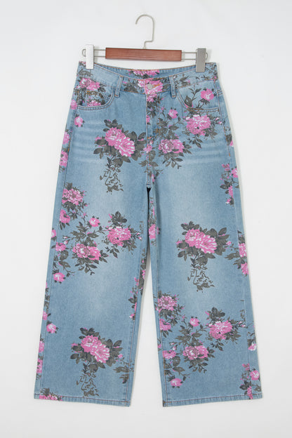 The Rosalie Floral Print Jean