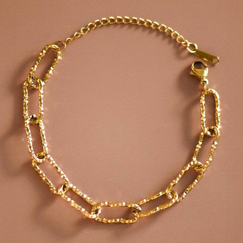 Harper Paperclip Chain Bracelet