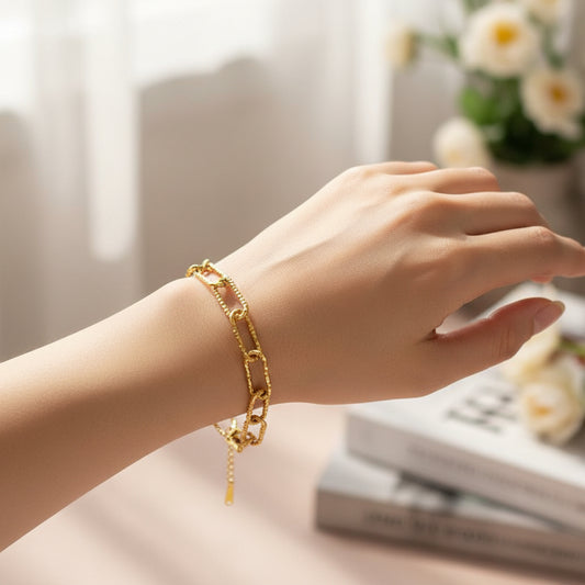 Harper Paperclip Chain Bracelet