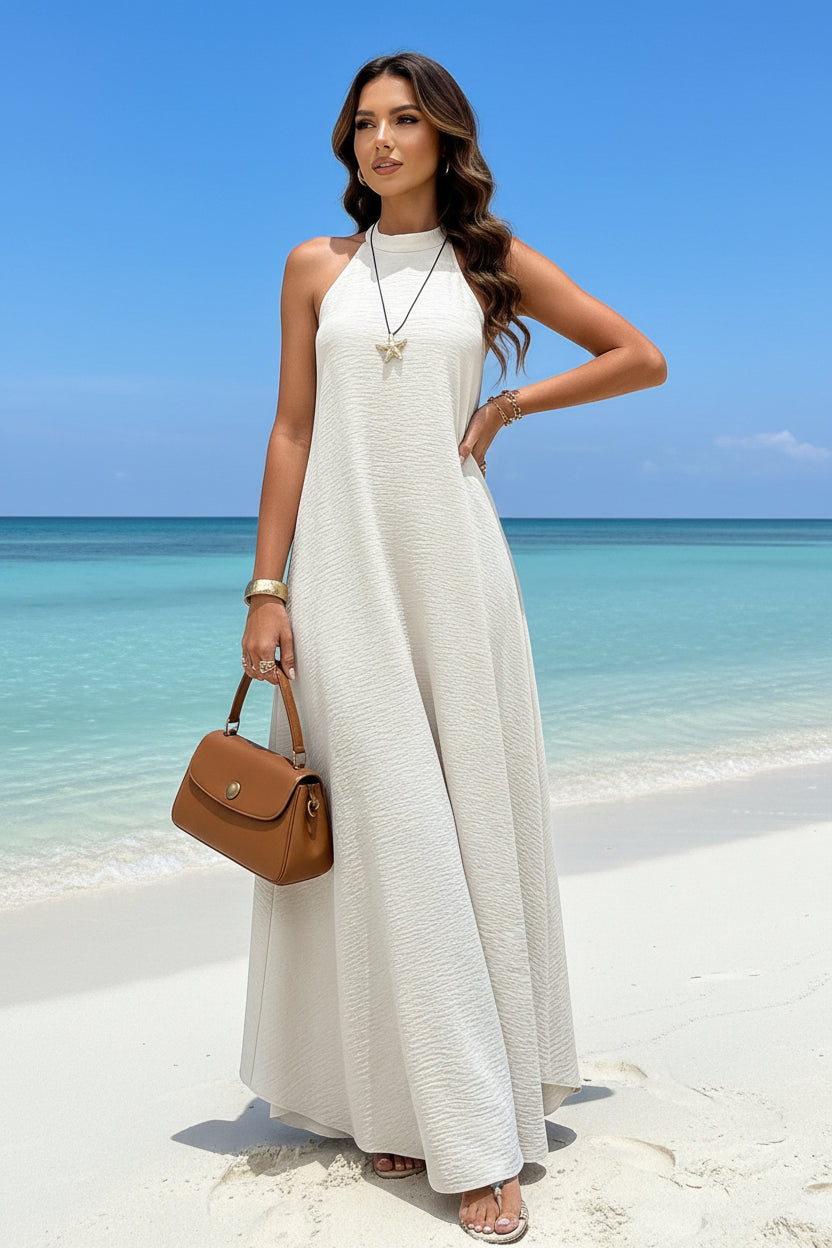 Ice Silk Maxi Dress