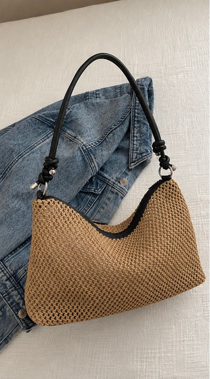 The Paloma Woven Shoulder Bag