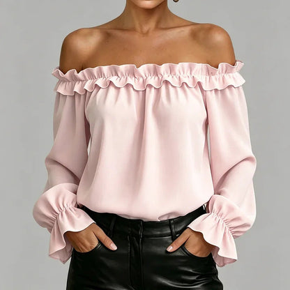 The Hannah Ruffle Blouse
