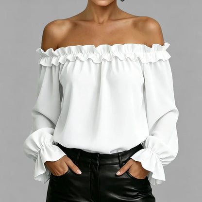 The Hannah Ruffle Blouse