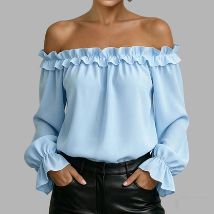 The Hannah Ruffle Blouse