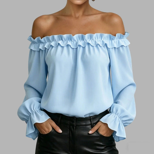 The Hannah Ruffle Blouse