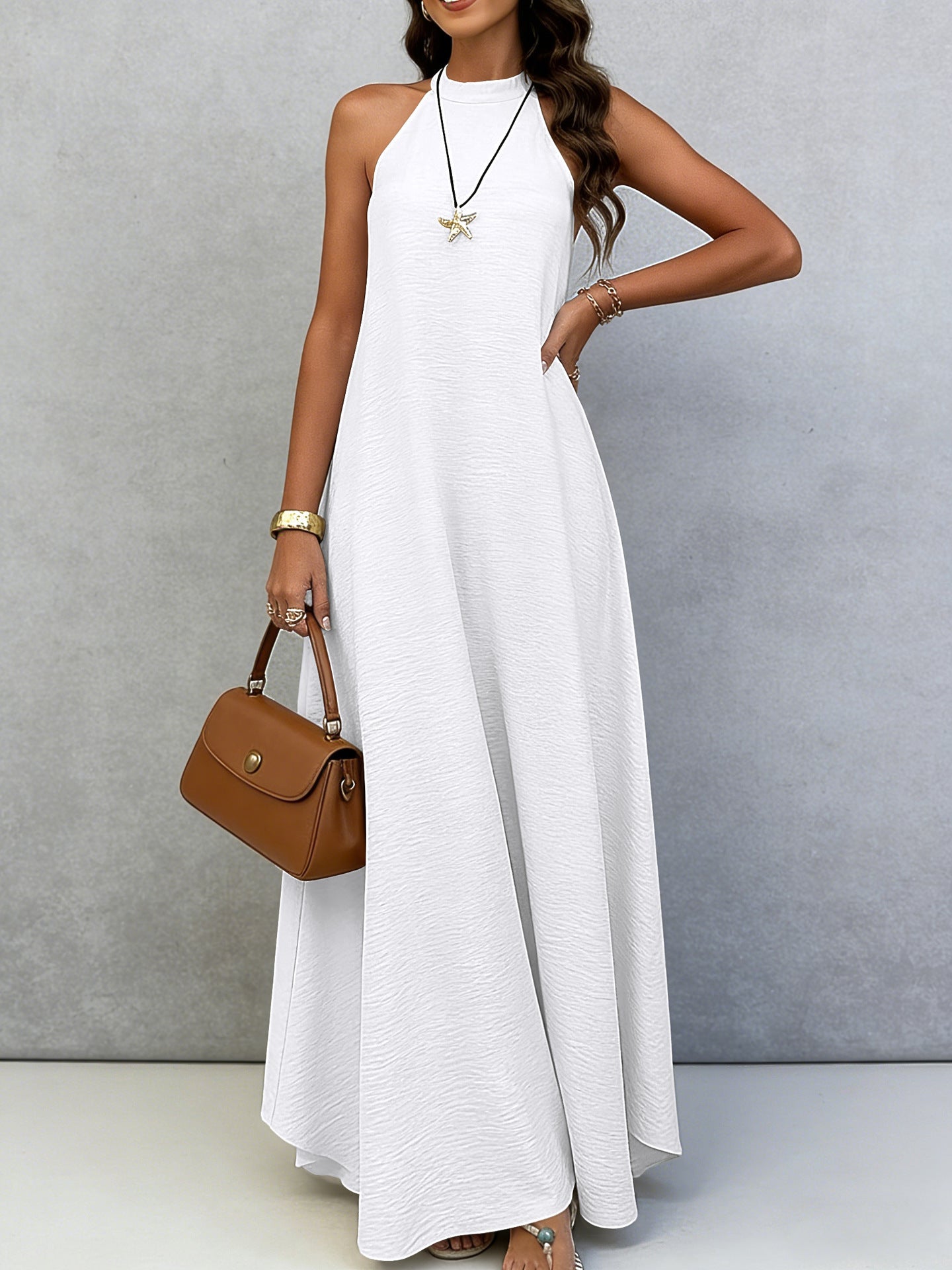 Ice Silk Maxi Dress
