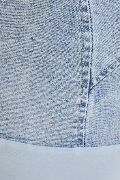 Saylor Denim Bustier Bodysuit