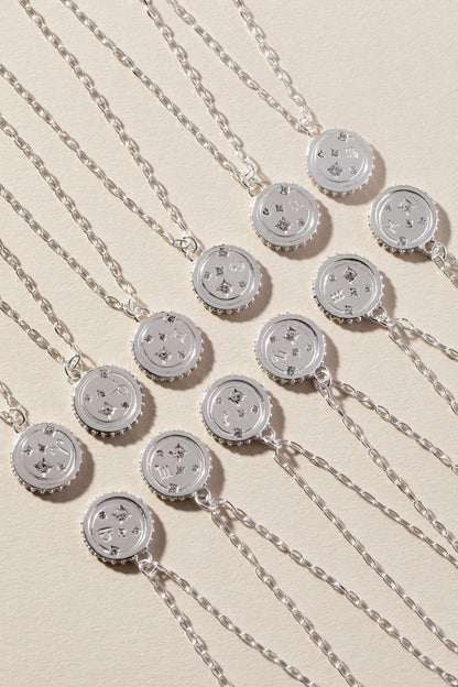 Virgo Zodiac Precious Necklace