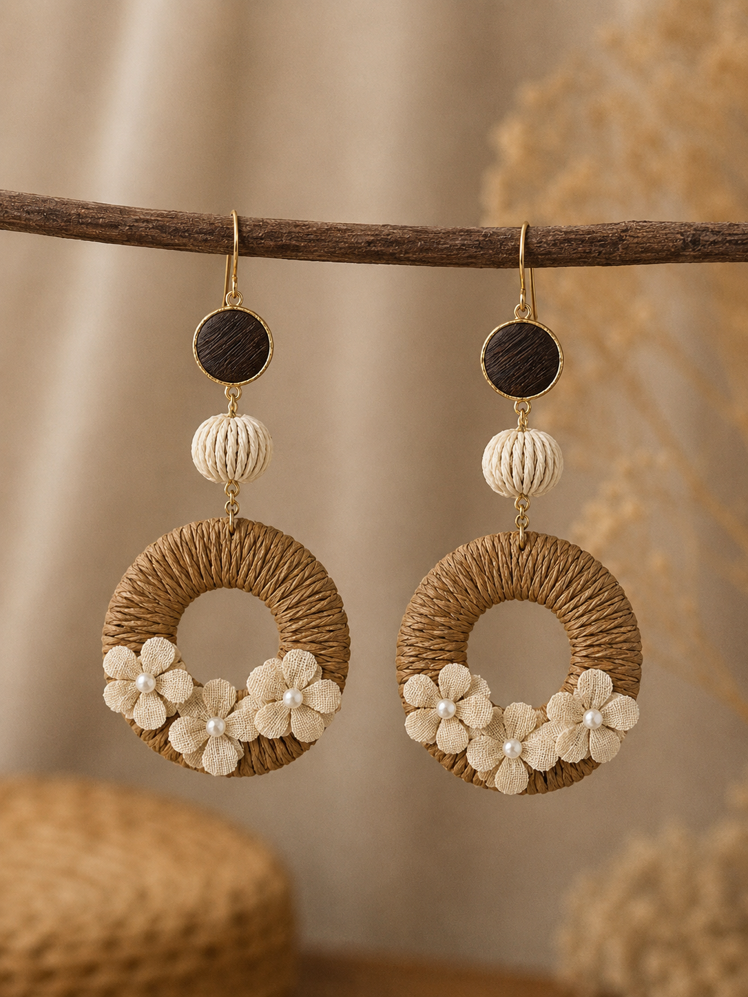The Sienna Woven Earrings