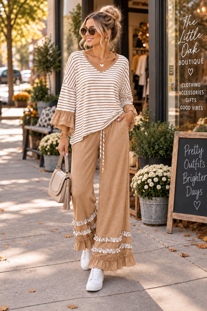 The Brandy Ruffle Lounge Set