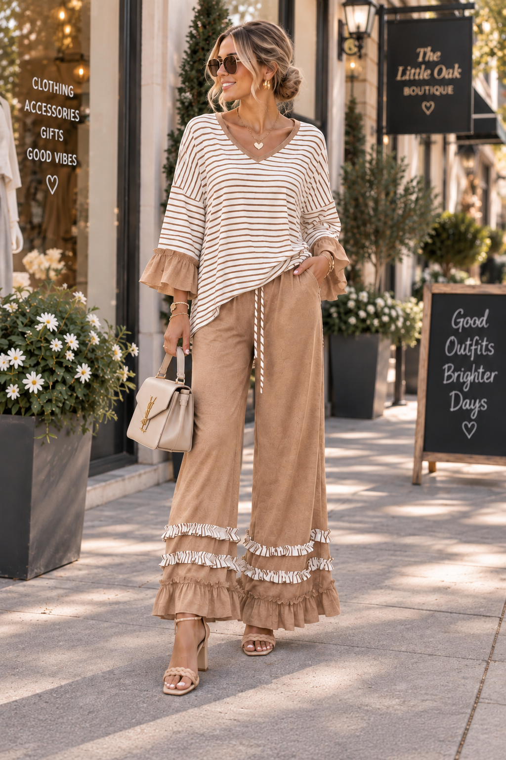 The Brandy Ruffle Lounge Set