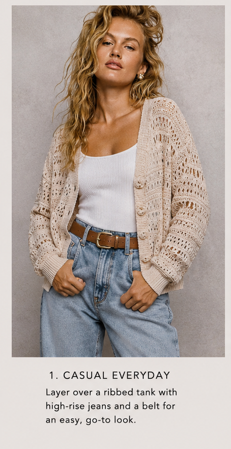 Blossom Button Cardigan