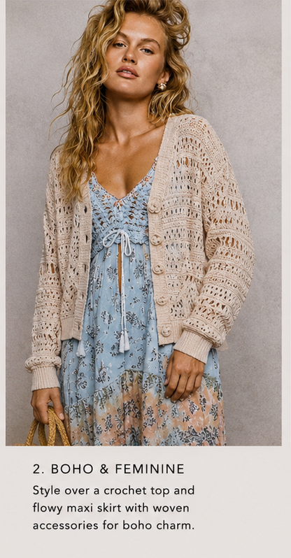 Blossom Button Cardigan