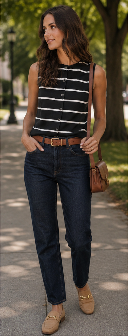 The Brenda Sweater Sleeveless Top