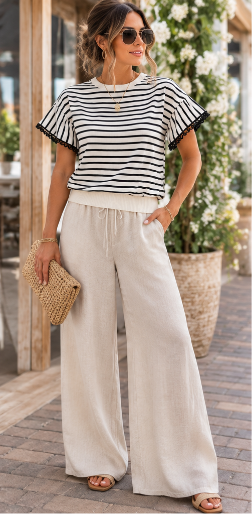 The Ellery Stripe Blouse