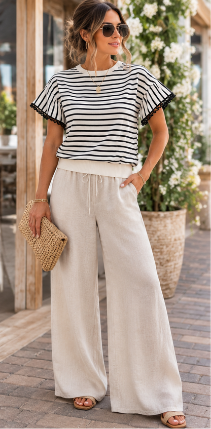 The Ellery Stripe Blouse