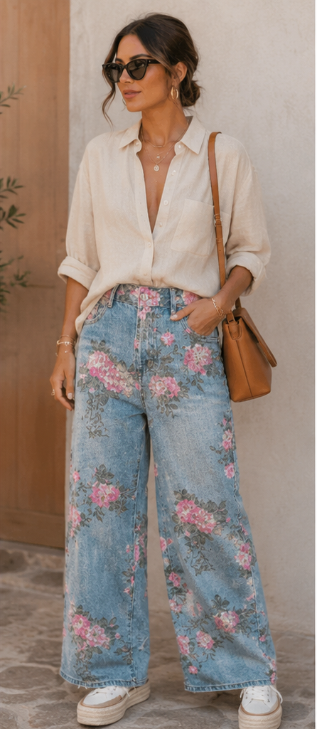 The Sky Blue Garden Jeans