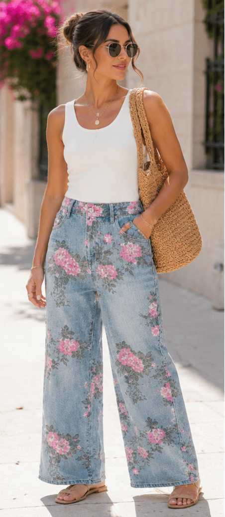 The Sky Blue Garden Jeans