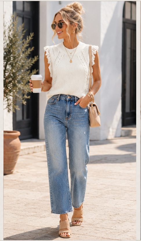 The Leonora Fringe Top