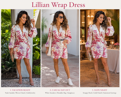 The Lillian Wrap Dress