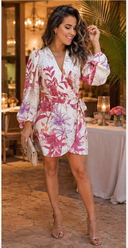 The Lillian Wrap Dress
