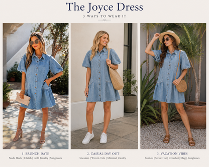 The Joyce Ruffle Hem Dress