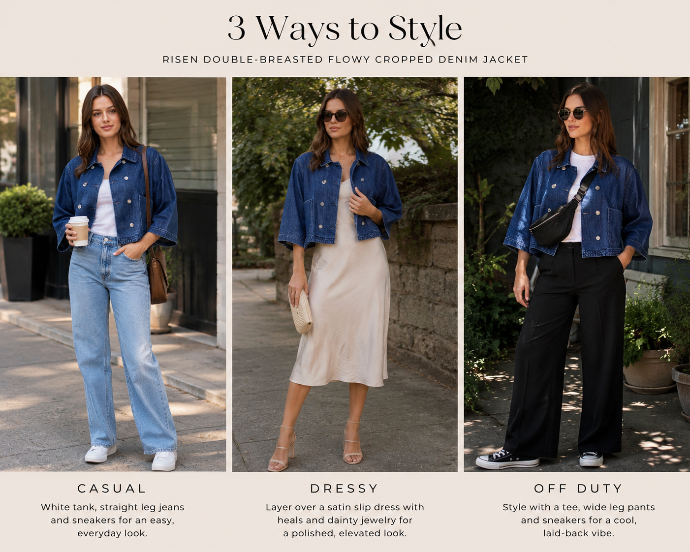 The Arden Cropped Denim Jacket