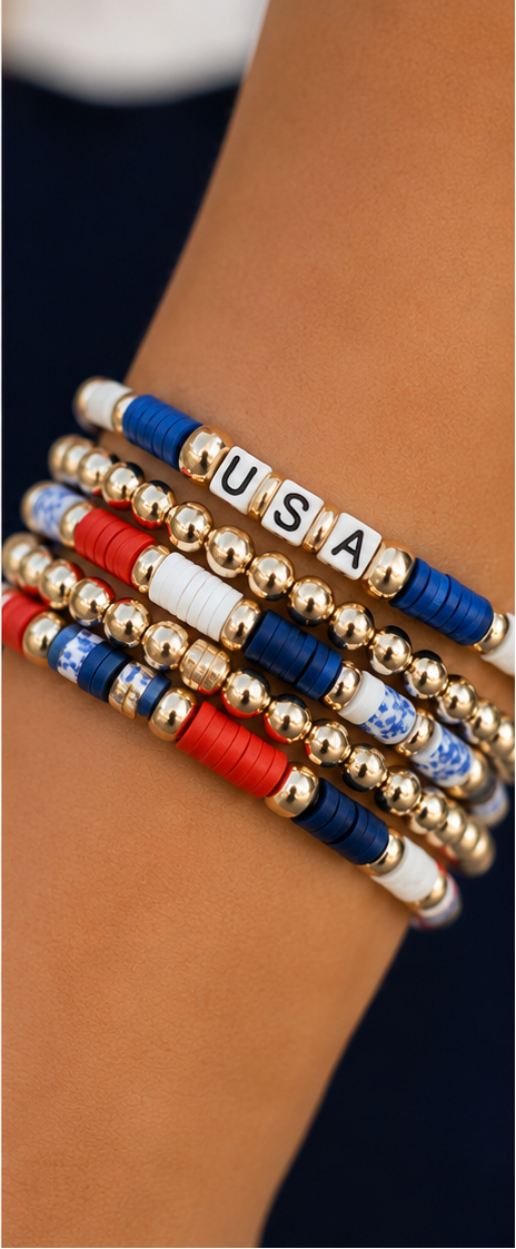 The Liberty Beaded Bracelet Set