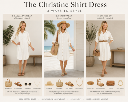 The Christine Shirt Dress