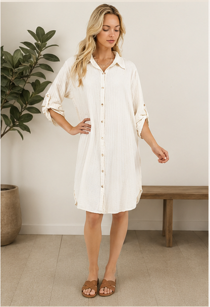 The Christine Shirt Dress
