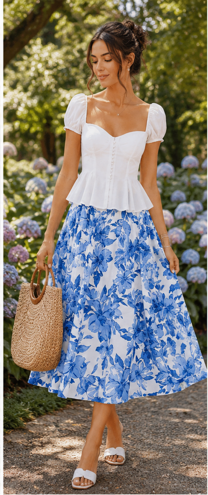 The Skyla Blossom Skirt