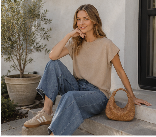 The Riley Flutter Sleeve Top