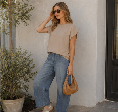 The Riley Flutter Sleeve Top