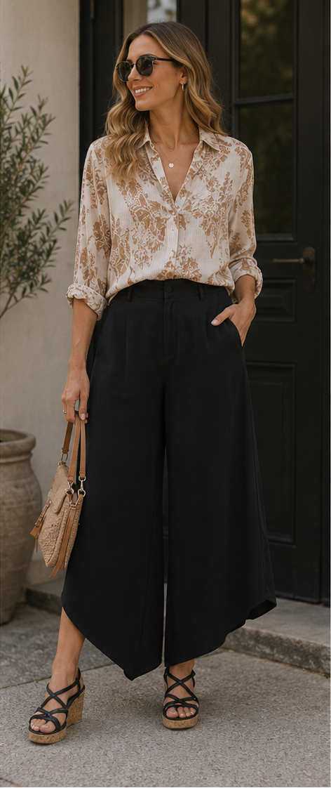The Deven Asymmetrical Pants