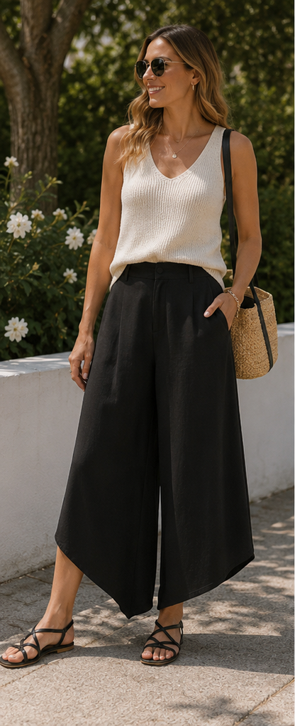 The Deven Asymmetrical Pants