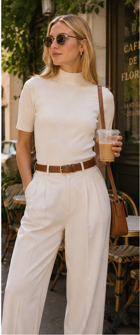The Melissa Ribbed Mock Neck Sweater