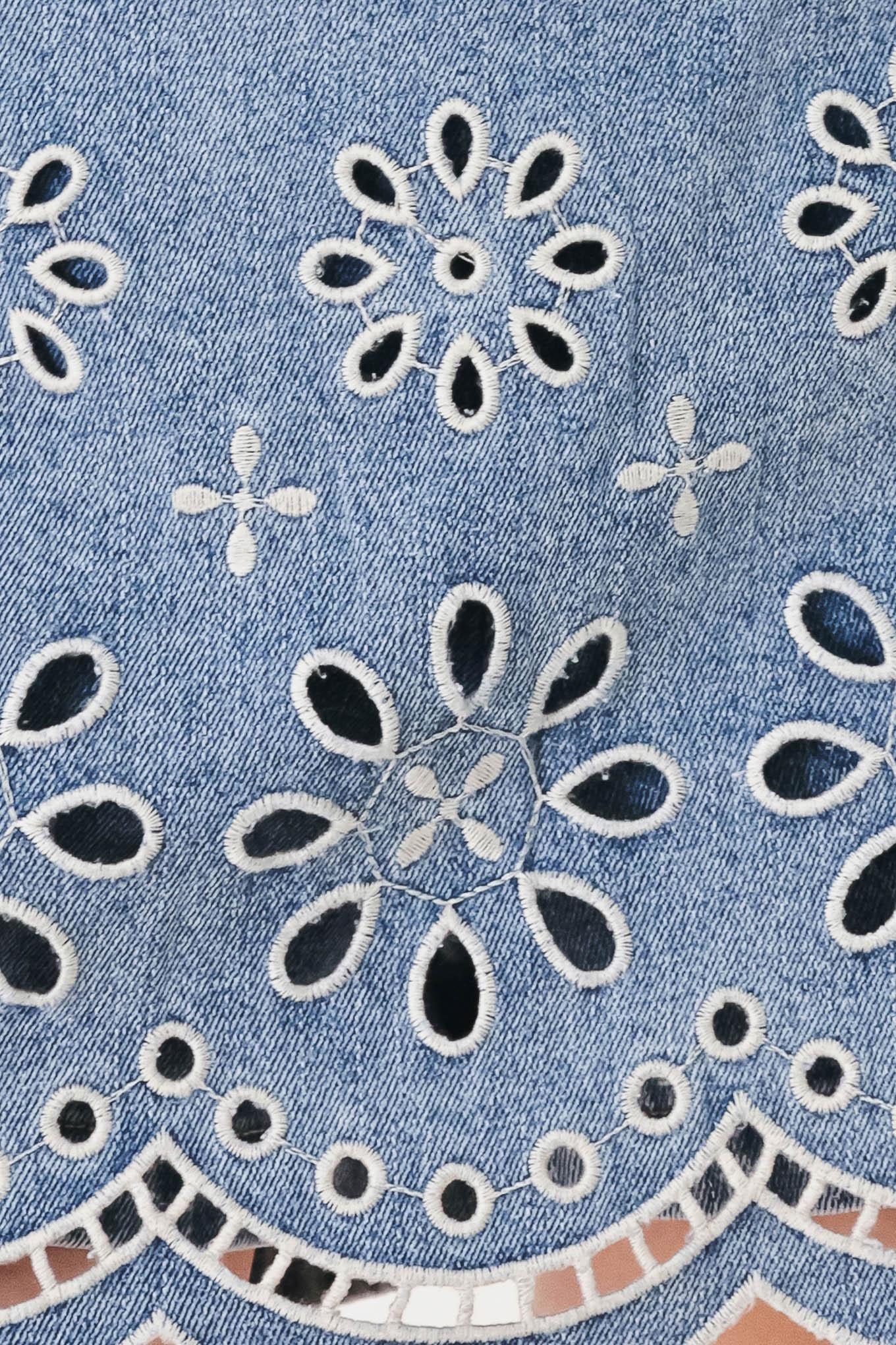 The Bluebell Eyelet Skort