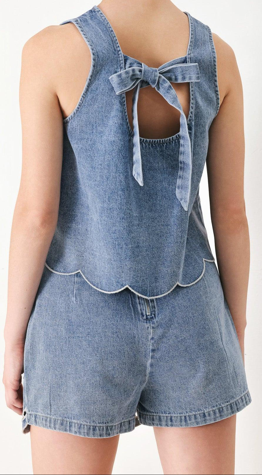 The Bluebell Eyelet Top